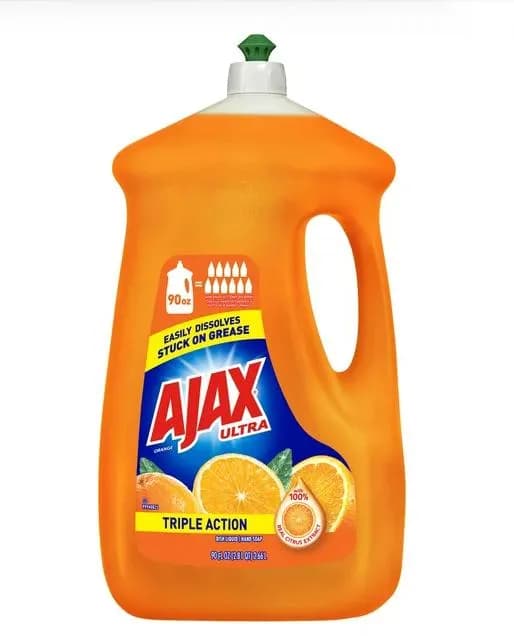 Ajax Ultra Triple Action Liquid Dish Soap 90fl Oz