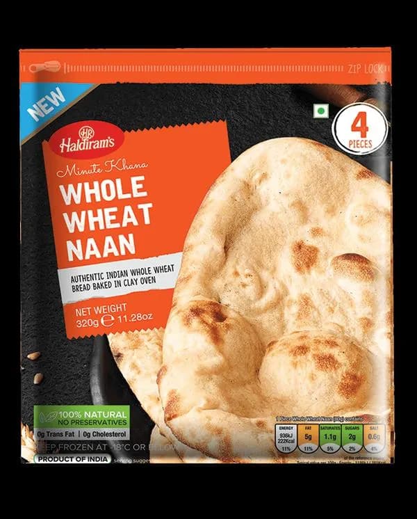 Haldiram'S Whole Wheat Naan